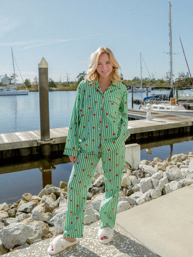 Cozy Pajama Set - Holiday Hearts