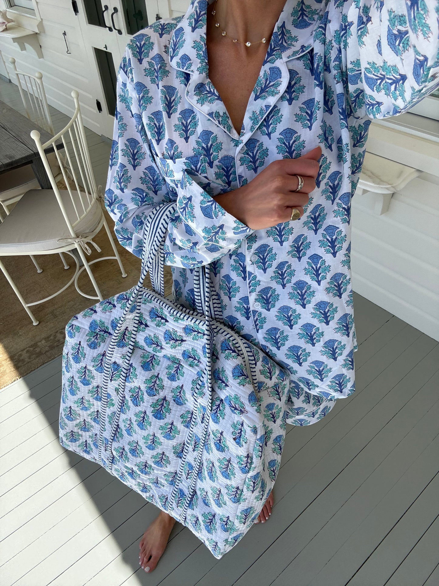 Coastal Blue - PJ Set Long / Short