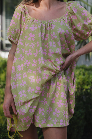 The Madeline Set - Kiwi Floral
