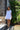 Mini Dress - White Swiss Dot