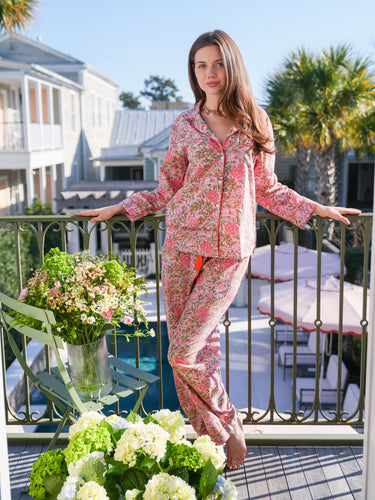 Cozy Pajama Set - Coral Canopy