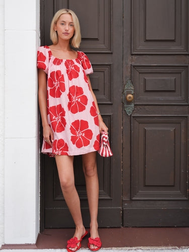 The Sweet and Short Set - Red Hibiscus Bloom