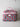Quilted Train Case - Pink Dahlia
