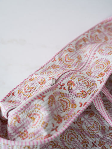 Everyday Tote - Blush Coral Medallion