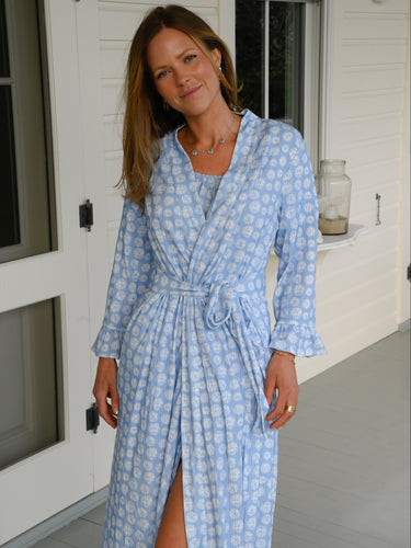 The Nap Wrap - Soft Blue Burst