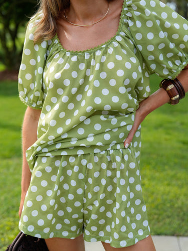 The Madeline Set - Key Lime Dot