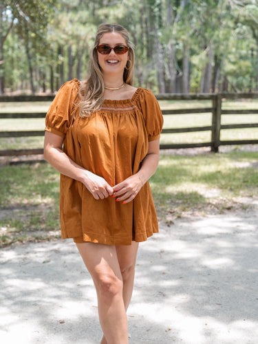 The Sweet and Short Set - Saddle Brown Corduroy