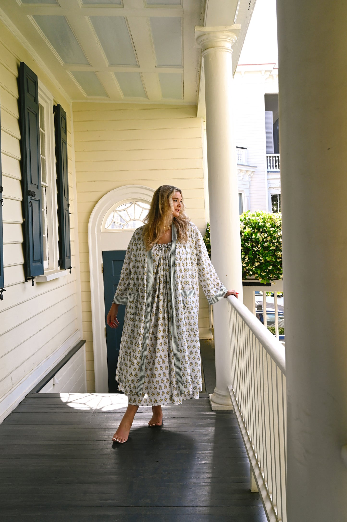 Bathrobe in Lemon Zest - Long
