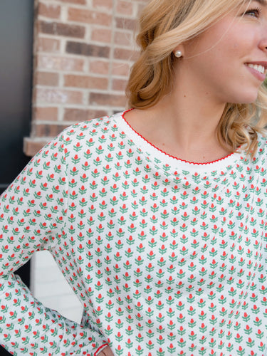 Hollyberry Long Long  Pajama Set