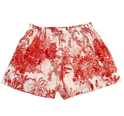 Boxer Shorts - Red Safari