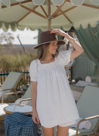 The Sweet and Short Set - White Eyelet