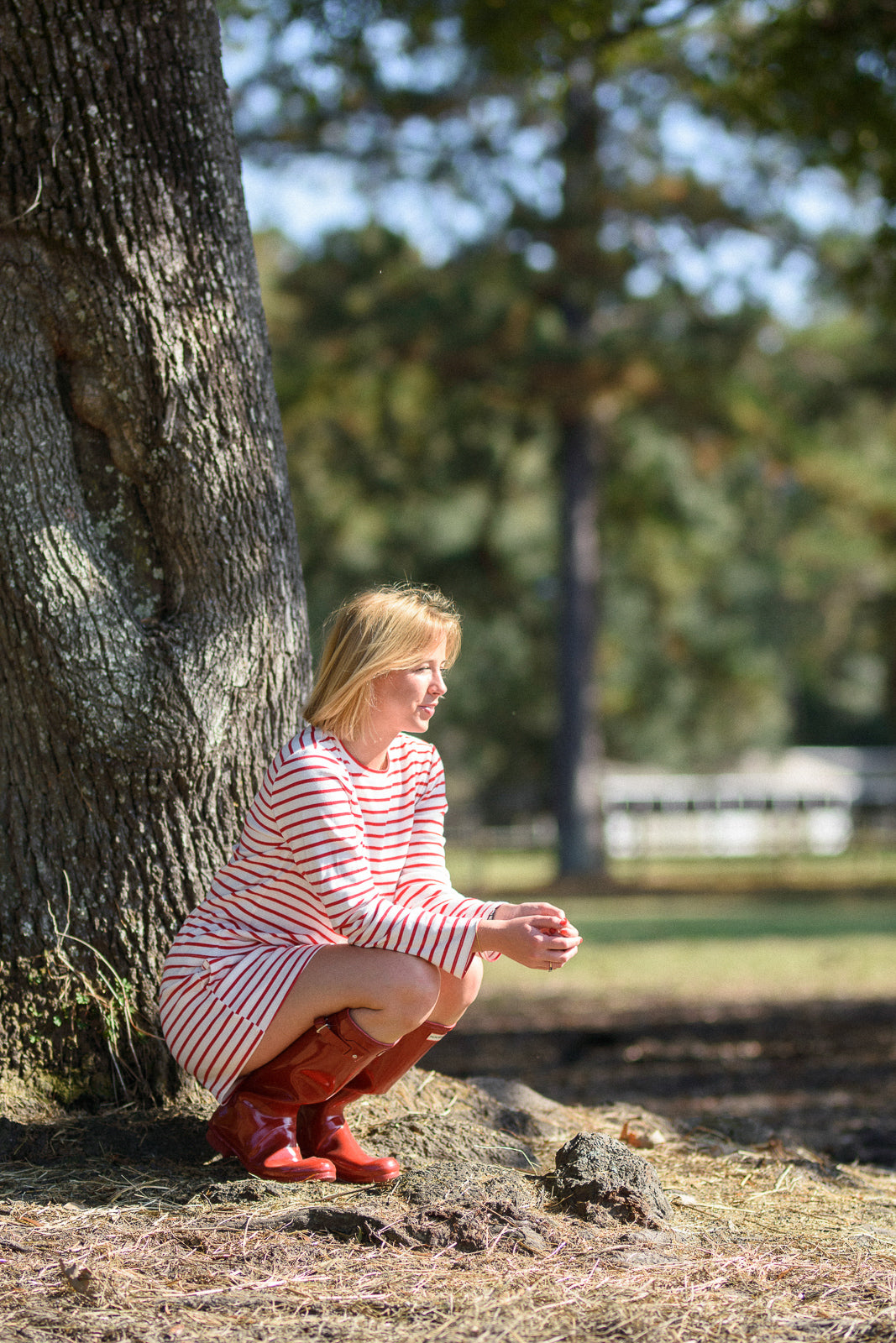 Perfect Pima PJ Set - Red and White Stripe