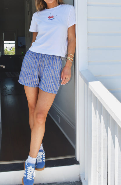 Boxer Shorts - Blue Stripe