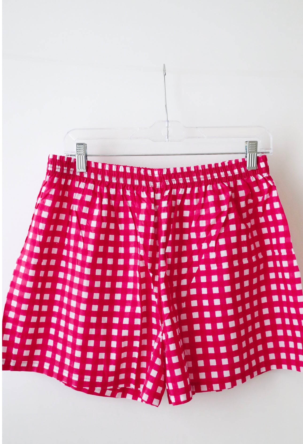 Boxer Shorts - Hot Pink Check