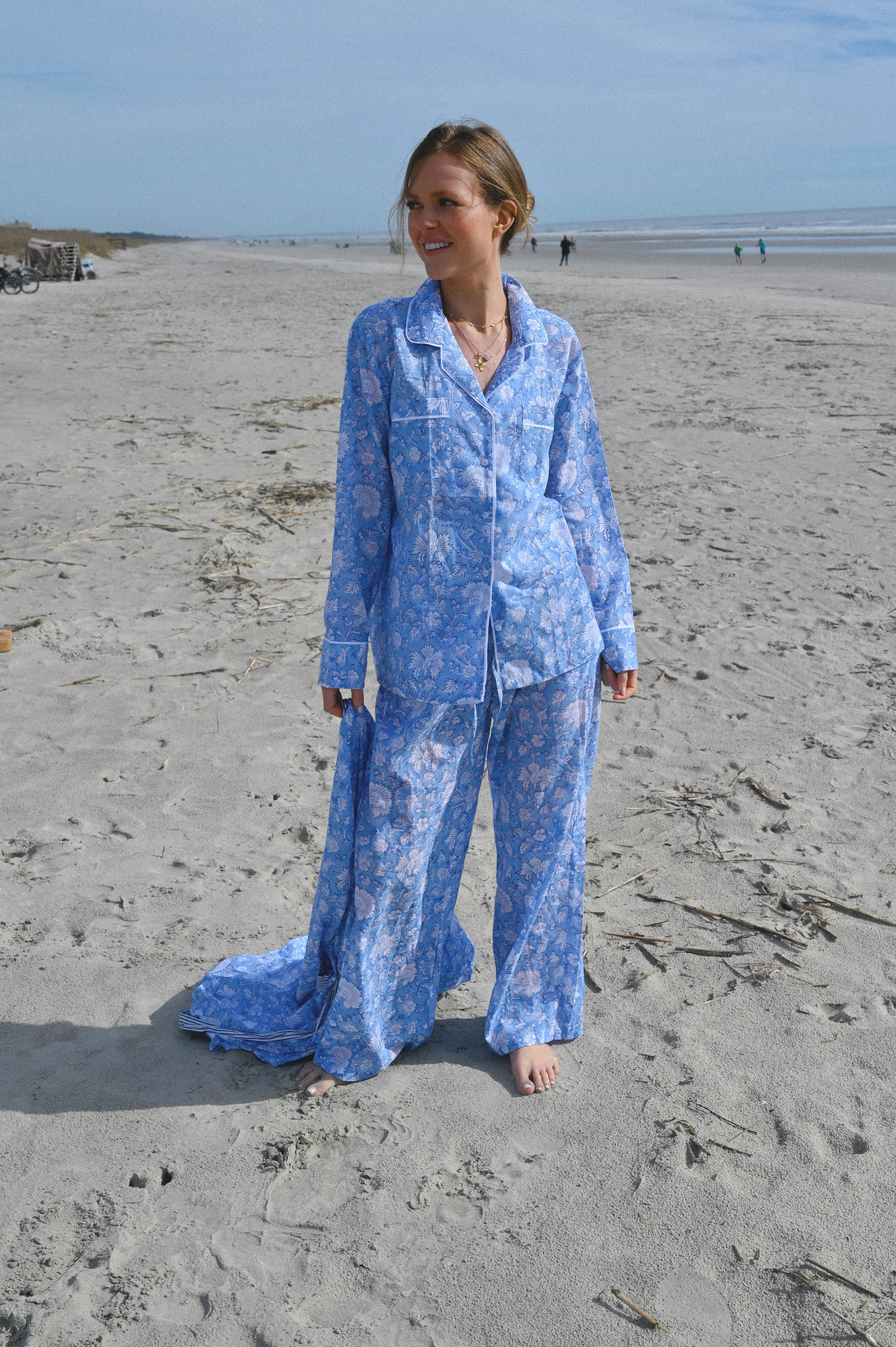 Cozy Pajama Set - Blue Morning Sky