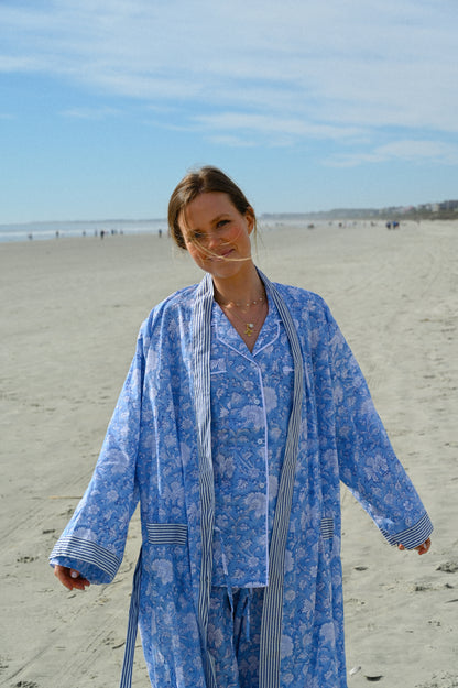 Bathrobe in Blue Morning Sky - Long