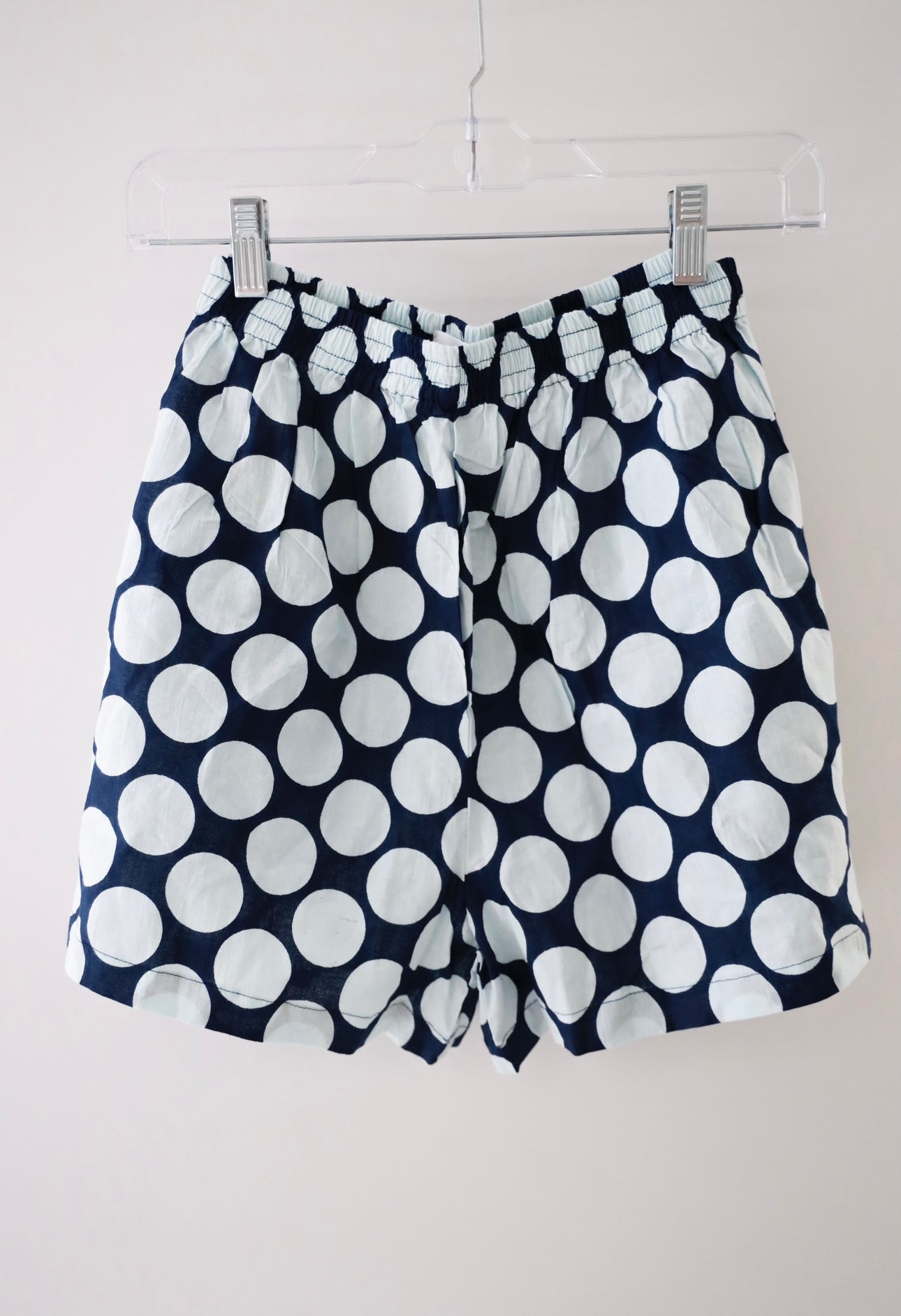 Boxer Shorts - Big Blue Polka Dots