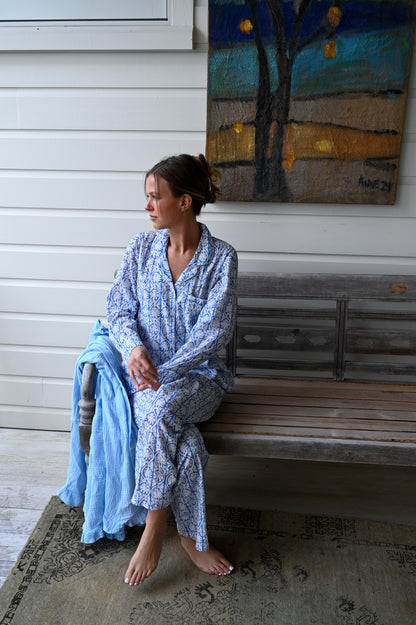 Cozy Pajama Set - Blue Frost