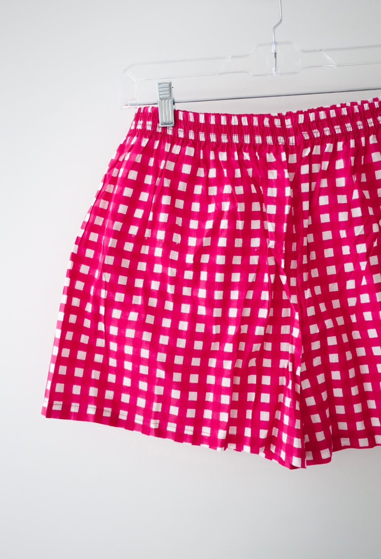 Boxer Shorts - Hot Pink Check