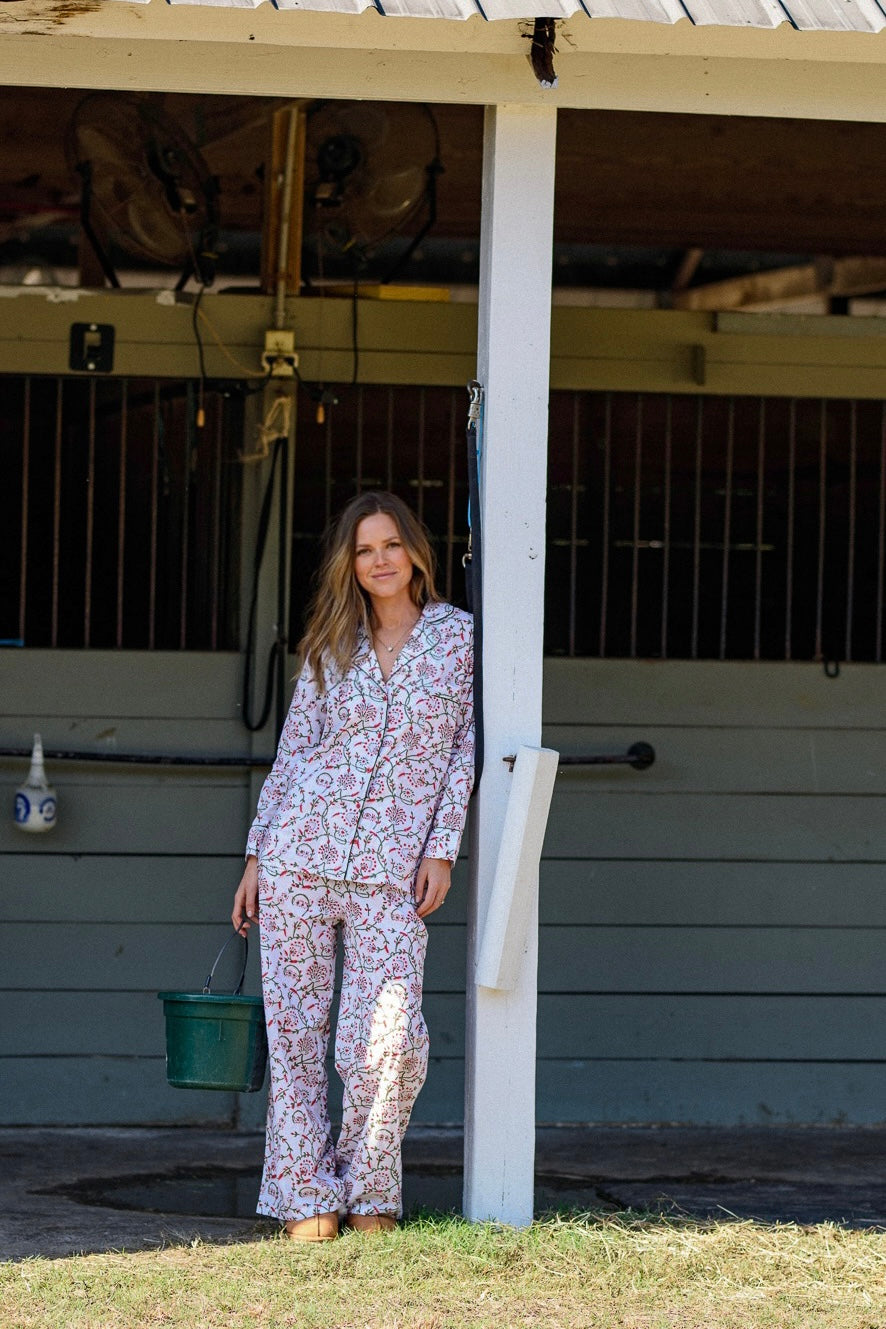 Cozy Pajama Set - Holly Vine