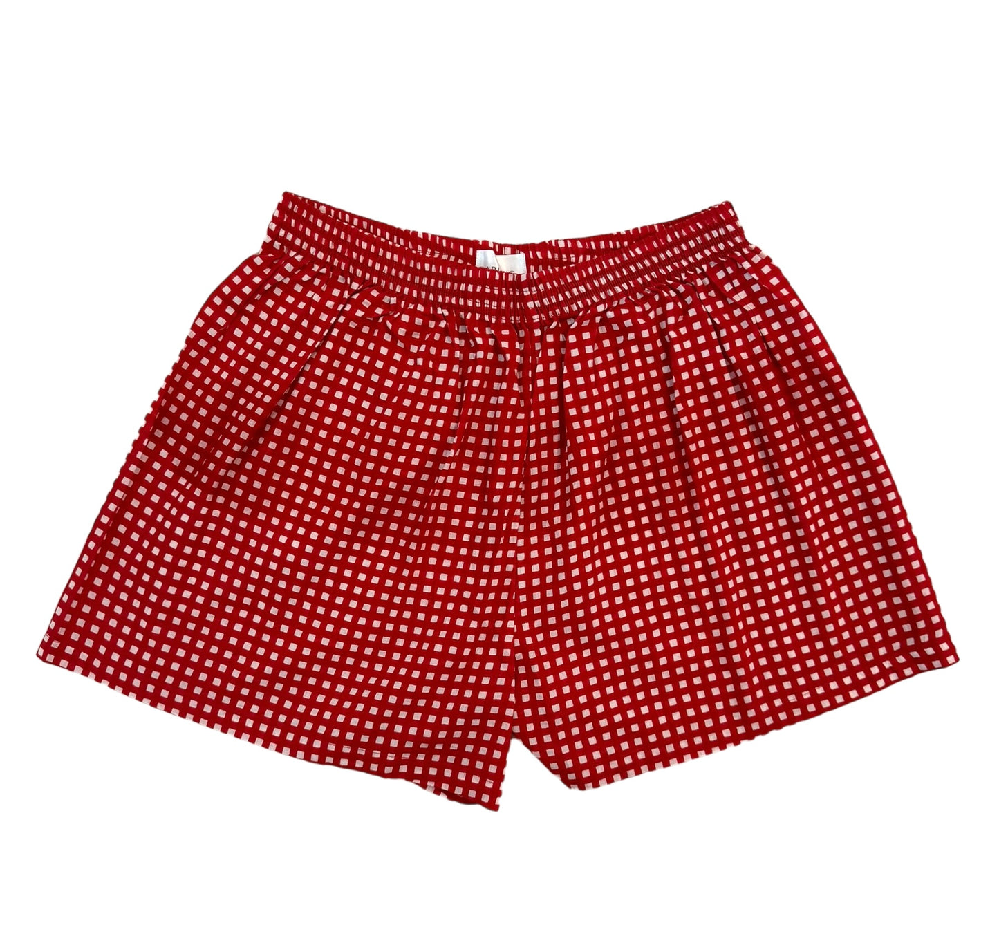 Boxer Shorts - Red Gingham