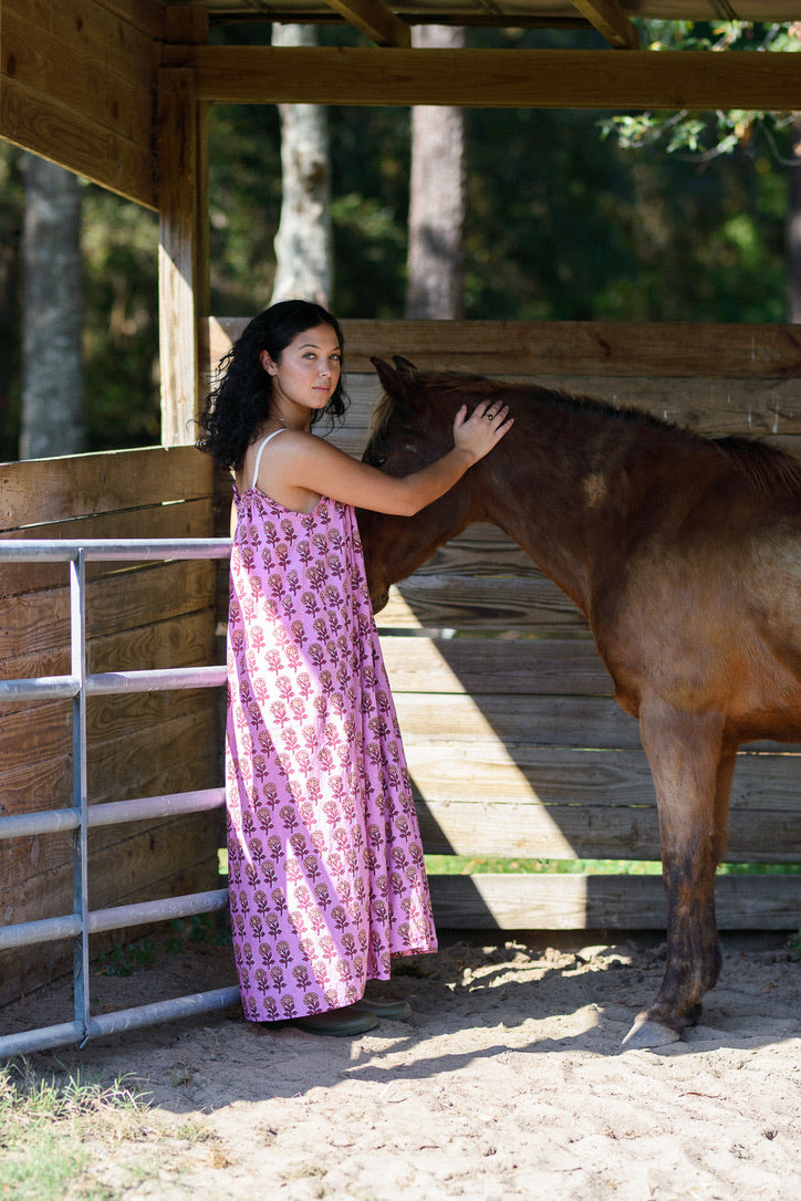 Long Nightgown - Rosewood