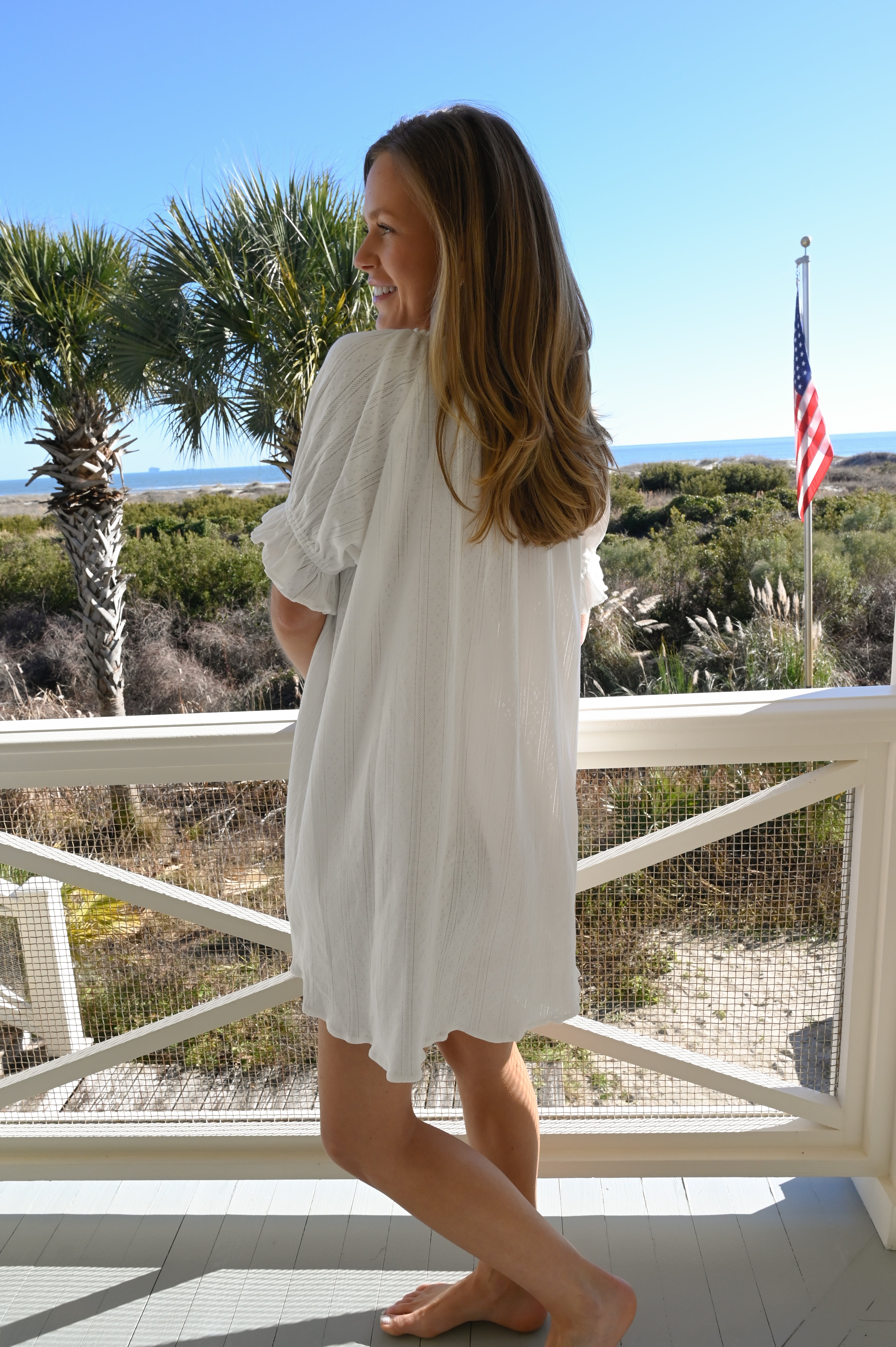 Tie Sleep Dress - Holly Vine | Cozy Loungewear Tie Sleep Dress - Holly Vine | Cozy Loungewear