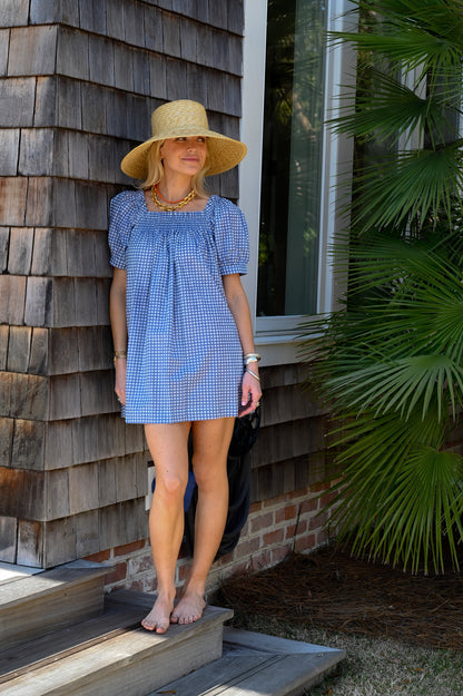 The Sweet and Short Set - Blue Gingham