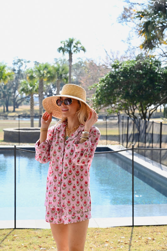 Pink Poppy PJ Set - Long / Short