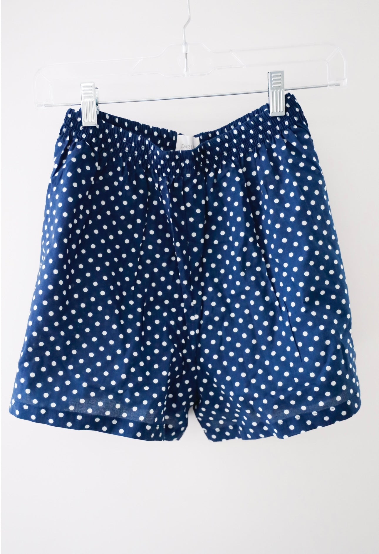 Boxer Shorts - Navy Blue Polka Dot