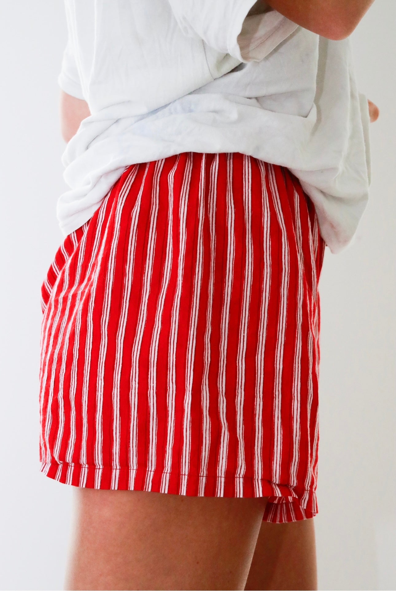 Boxer Shorts - Red Striped