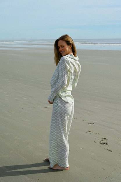 Cozy Pajama Set - Spring Sage