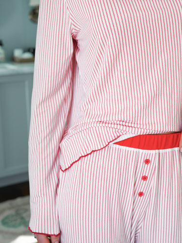Love Notes Long Long  Pajama Set