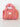 Quilted Handled Cosmetic Bag - Pink Paloma Stripe