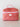 Quilted Train Case - Pink Paloma Stripe