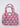 Quilted Cosmetic Tote - Pink Poppy