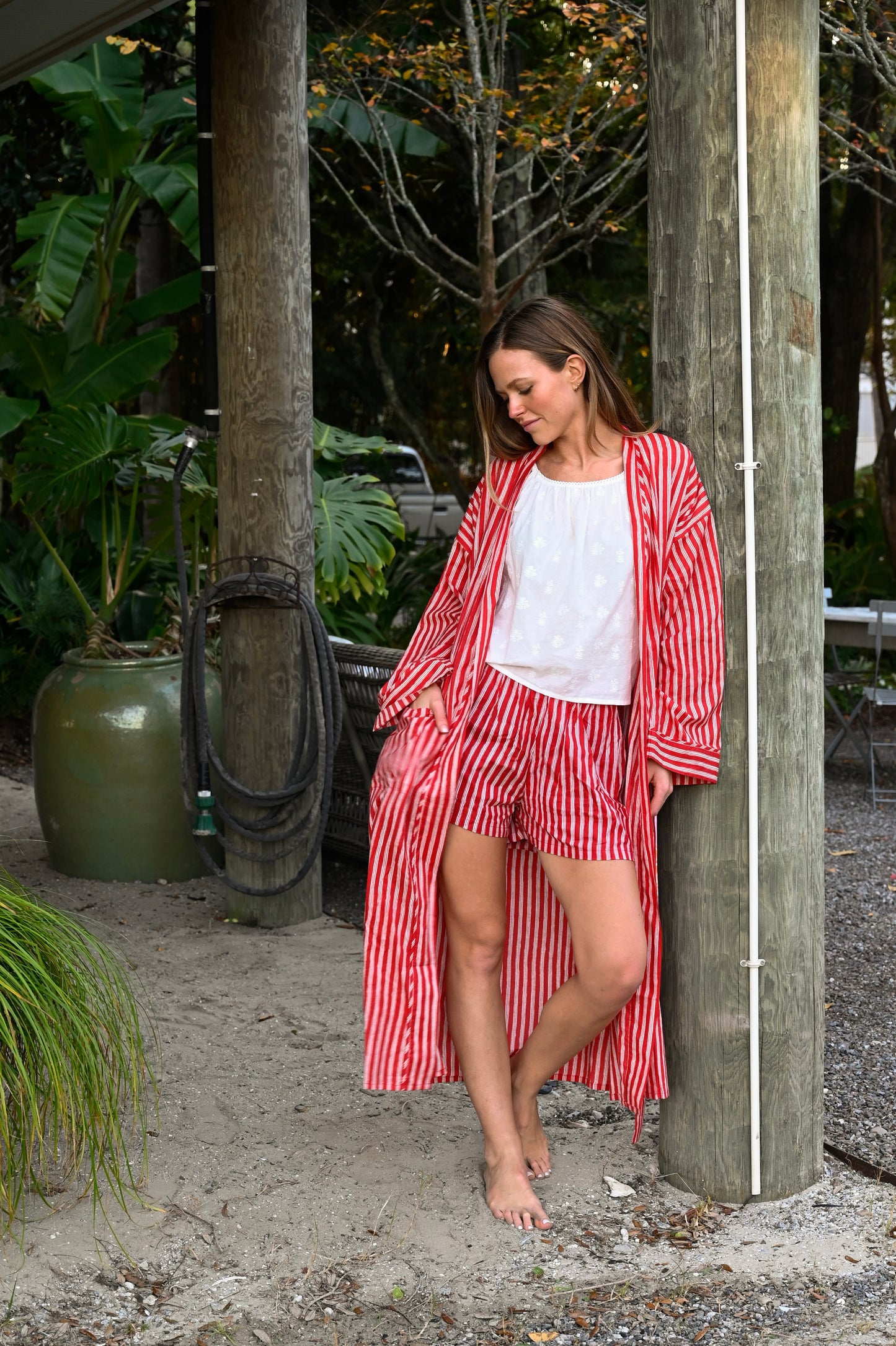 Boxer Shorts - Red Striped