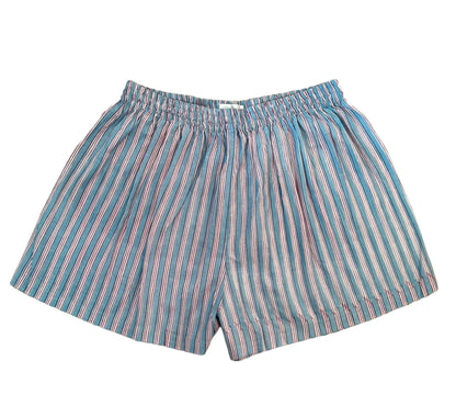 Boxer Shorts - Blue and Red Striped