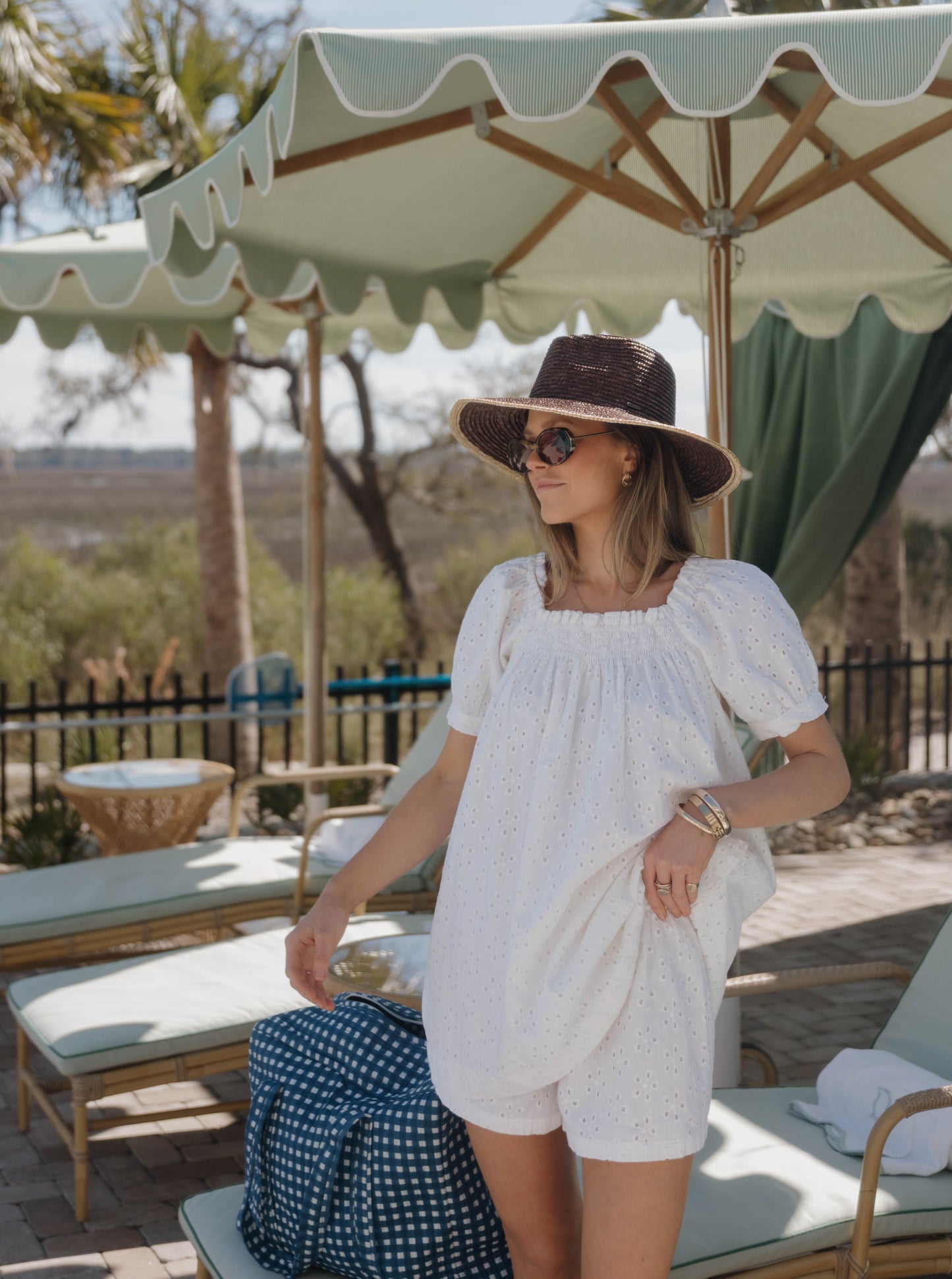 The Sweet and Short Set - White Eyelet