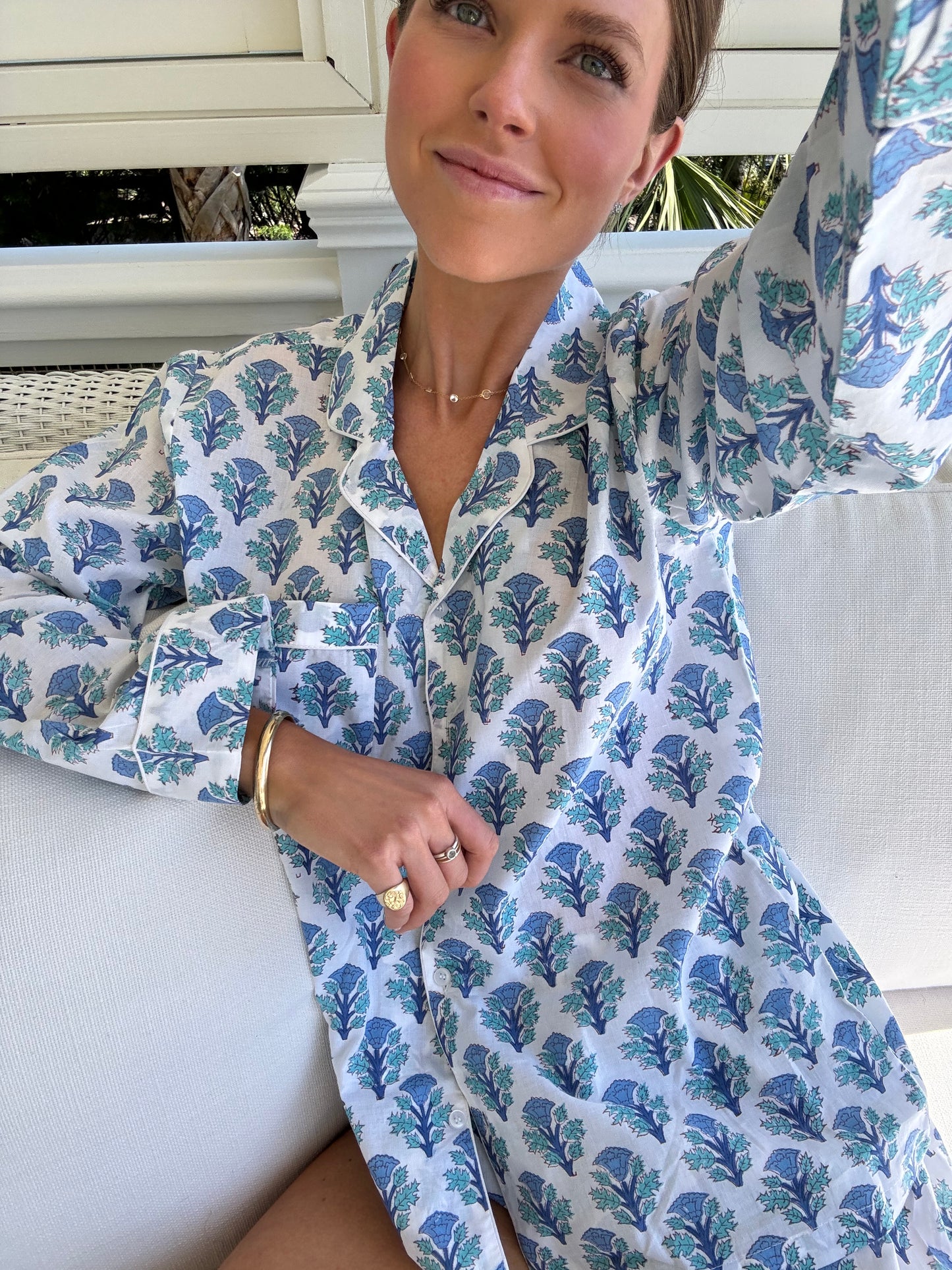Coastal Blue - PJ Set Long / Short