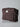 Quilted Cosmetic Pouch - Chocolate Check
