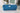 Quilted Hair Tool Bag - Navy Blue Check