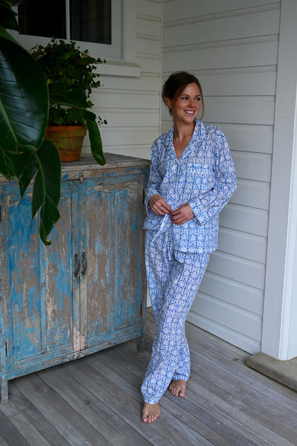 Cozy Pajama Set - Blue Frost