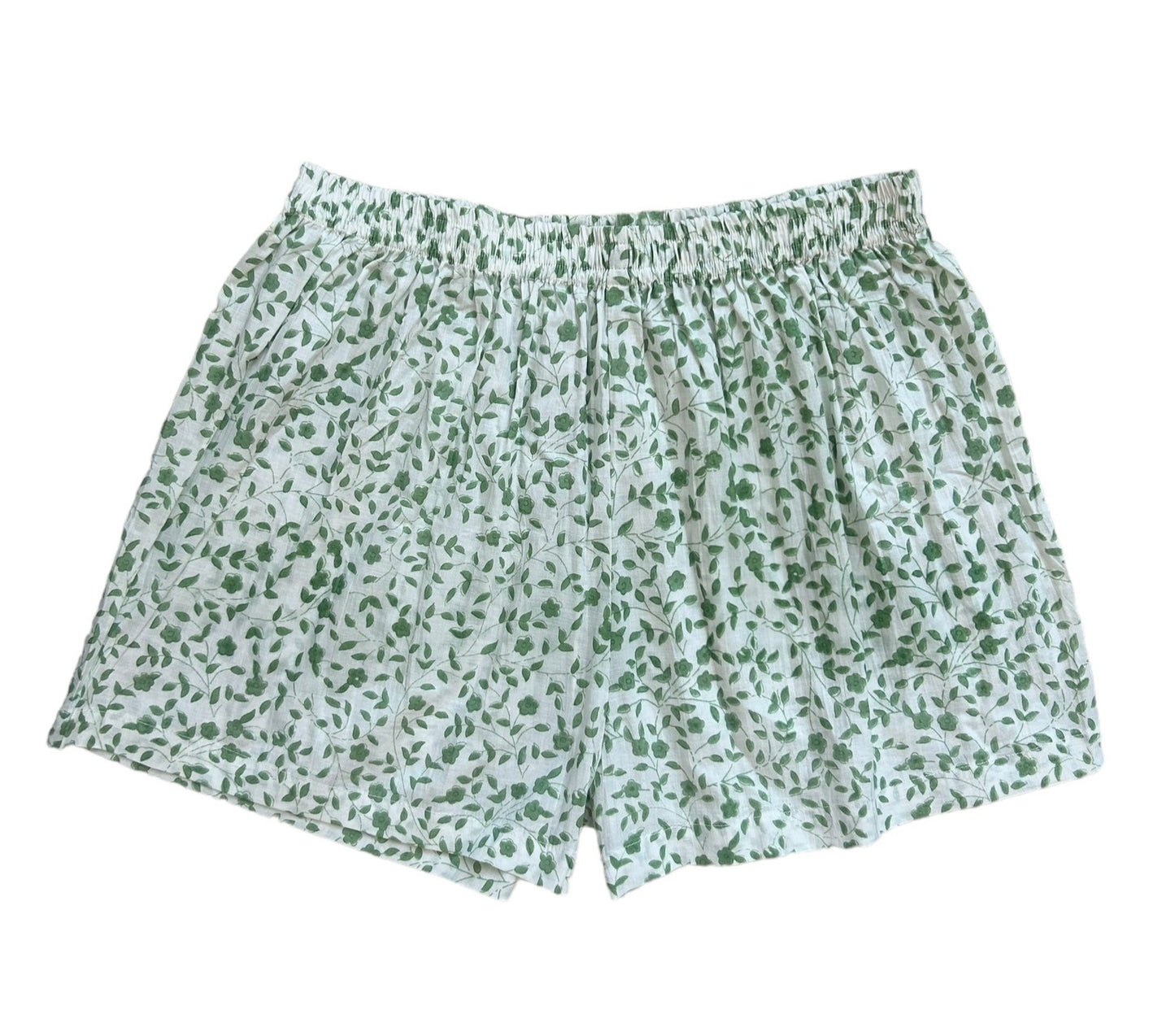 Boxer Shorts - Dainty Green Vine