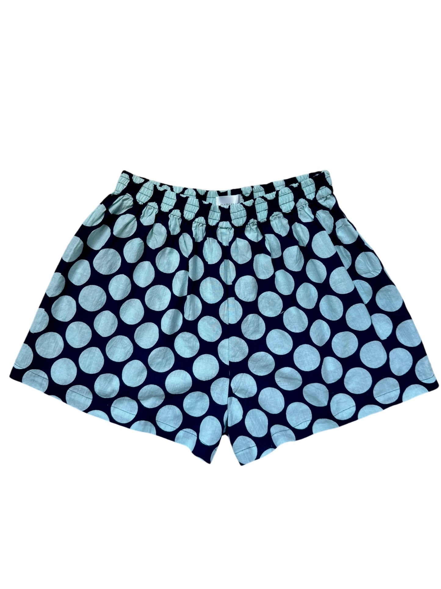 Boxer Shorts - Big Blue Polka Dots