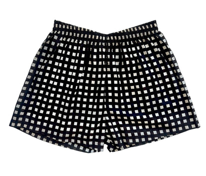 Boxer Shorts - Chocolate Check