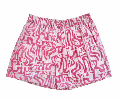 Boxer Shorts - Pink Maze