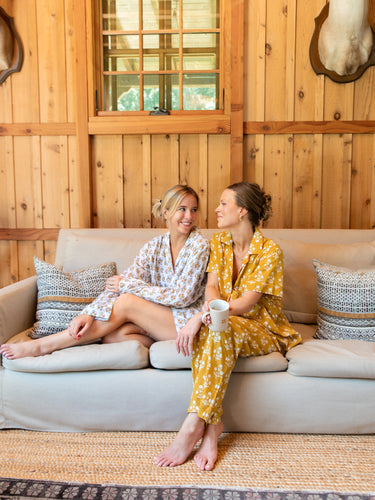 Citrus Garden Pajama Set - Long/Short