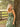 James Dress - Green Autumn Stripe