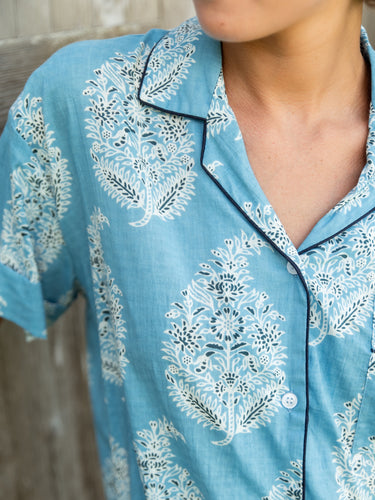 Carolina Paisley Pajama Set - Short / Short